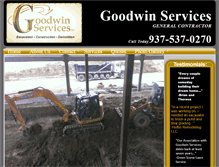 Tablet Screenshot of goodwinservicesllc.com